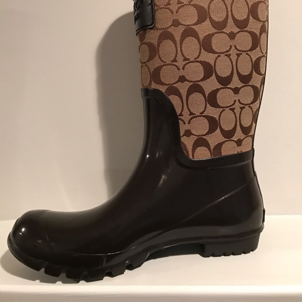 Coach rain boots